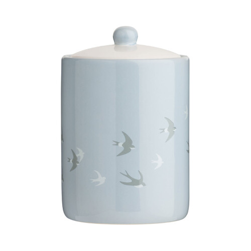 Premier Housewares Premier Housewares Light Blue and Cream Swift Storage Jar
