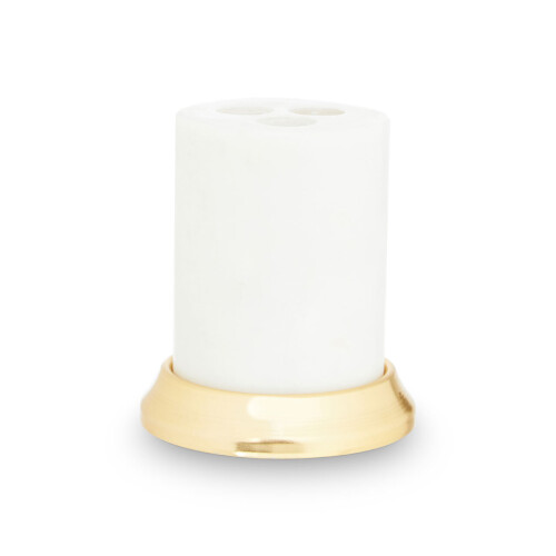 Premier Housewares Premier Housewares White Marble Toothbrush Holder