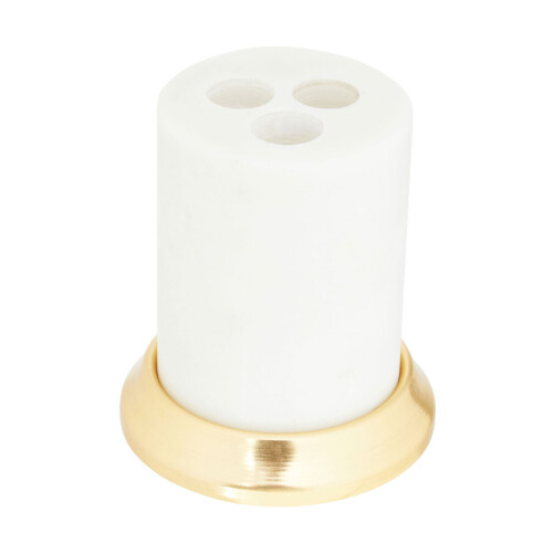 Premier Housewares Premier Housewares White Marble Toothbrush Holder 1