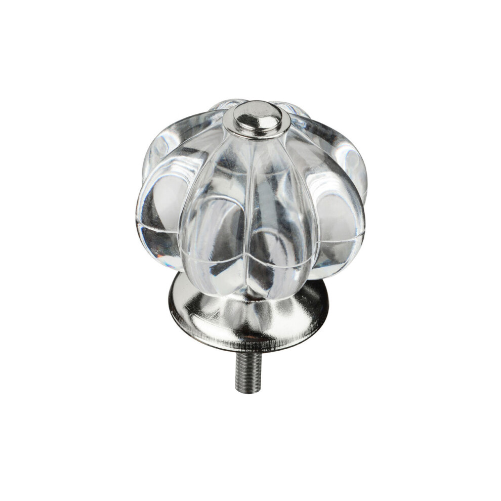 Premier Housewares Victorian Style Clear Acrylic Drawer Knobs