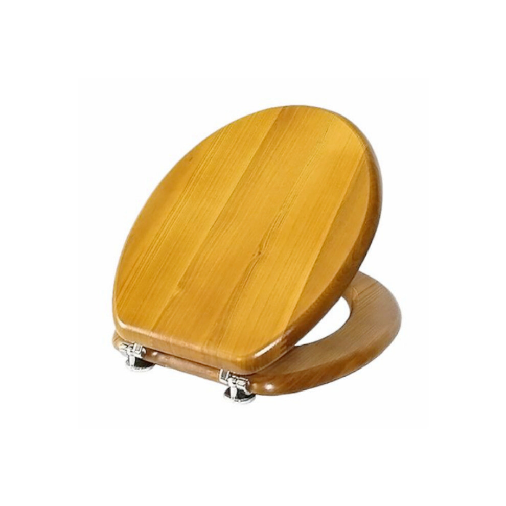 TAVISTOCK STRATA ANTIQUE PINE WOOD TOILET SEAT - 0504S