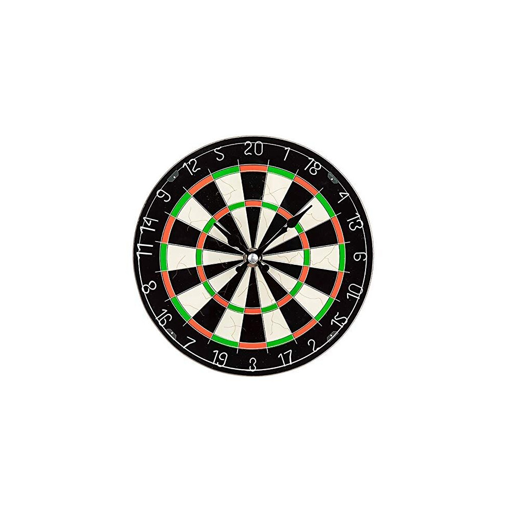Shudehill Giftware Dart Board Clock, Glass Face 30cm Diameter