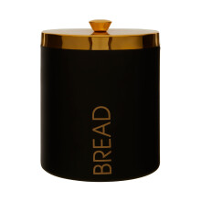Premier Housewares Liberty Black Enamel Finish Bread Bin