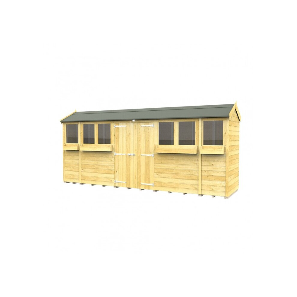 Total Sheds Apex Summer Shed 4Ft X 16Ft Fast & Free 2-5 Nationwide Delivery