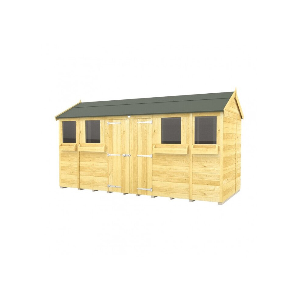 Total Sheds Apex Summer Shed 6Ft X 14Ft Fast & Free 2-5 Nationwide Delivery