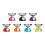 Premier Housewares Premier Housewares Red Half Circle Design Kitchen Scale - 5kg 2