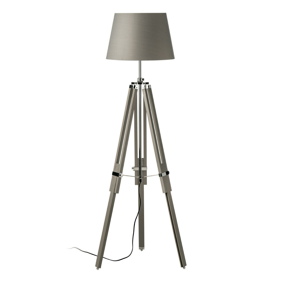 Premier Housewares Jasper Floor Lamp Grey