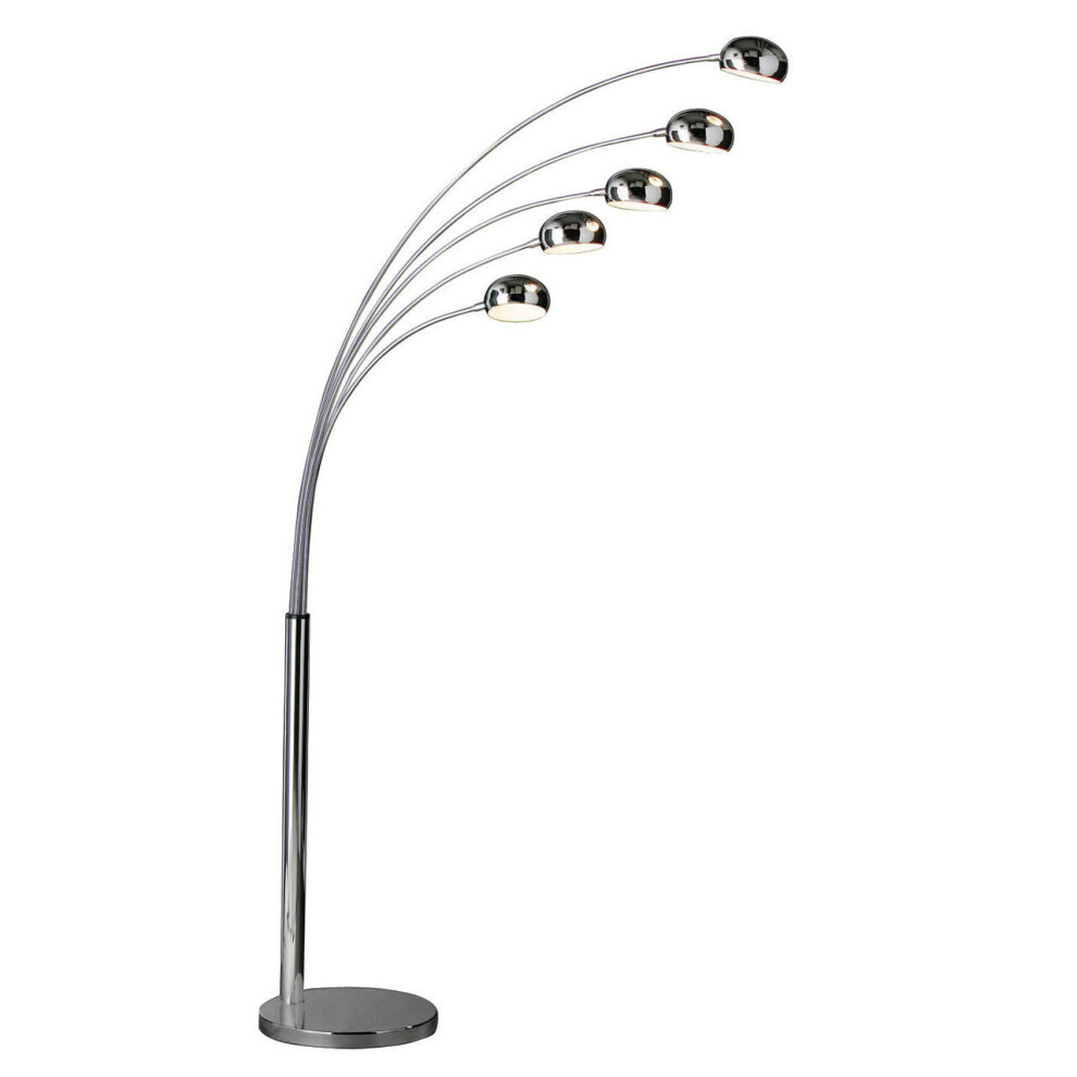 Zeus 5 Arced Lights Floor Lamp