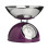 Premier Housewares Premier Housewares Purple Half Circle Design Kitchen Scale - 5kg 1