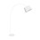 Premier Housewares Premier Housewares White Metal Arched Floor Lamp 1