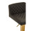 Premier Housewares Premier Housewares Baina Black And Gold Bar Stool With Square Base 5