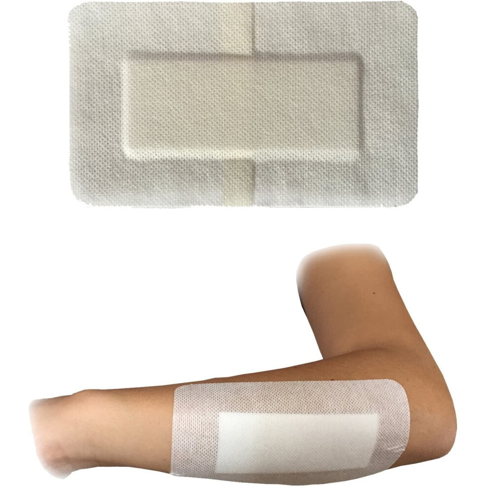 Steropore 25 X 9.0Cm X 15.0Cm Premium Medical Grade 100% Sterile Large Wound Cut Burn Dressings Plasters White