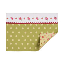 Practical Set Of Four Rose Cottage Placemats, Stylish Placemats Set Of 4, Reversible Placemats For Table