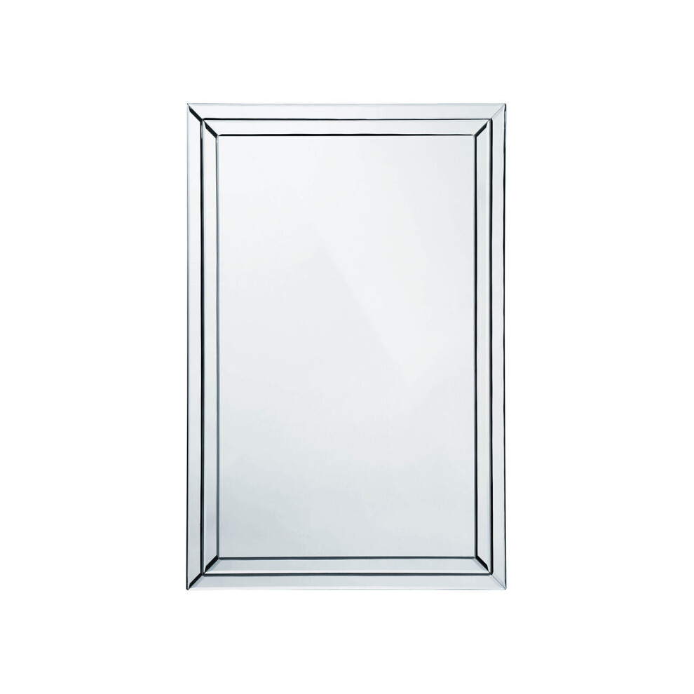 Premier Housewares Bevelled Clear Edge Wall Mirror