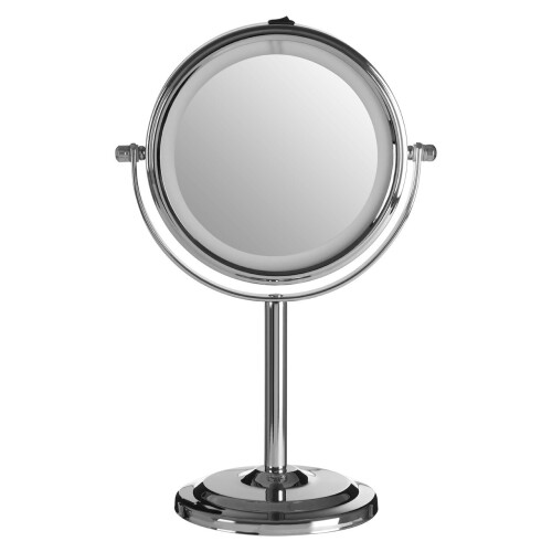 Premier Housewares Premier Housewares Cassini chrome Iron Table Mirror