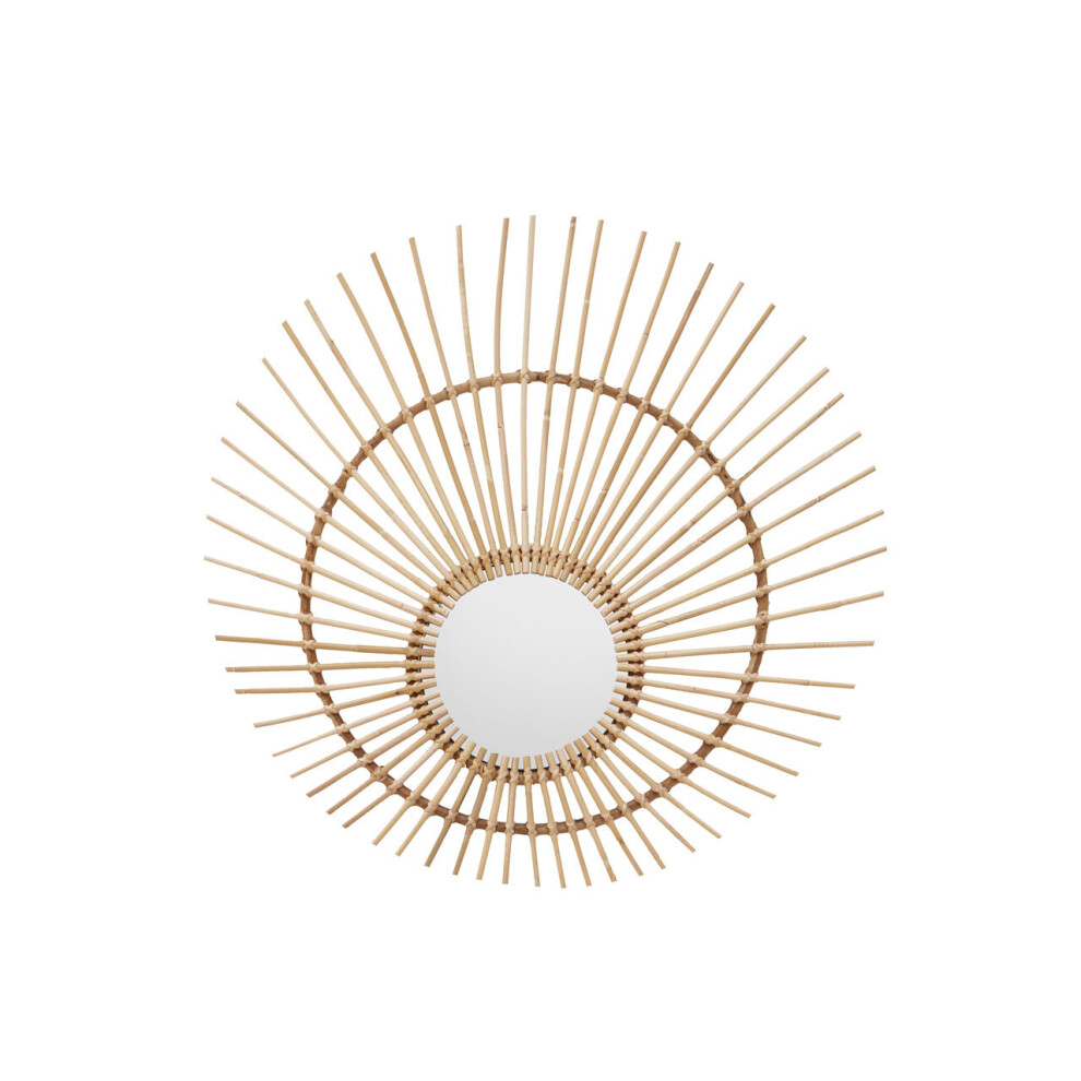 Natural Rattan Wall Mirror, Wood Wall Mirror, Beaitiful Mirror in Wooden Frame, Rattan Wall Mirror