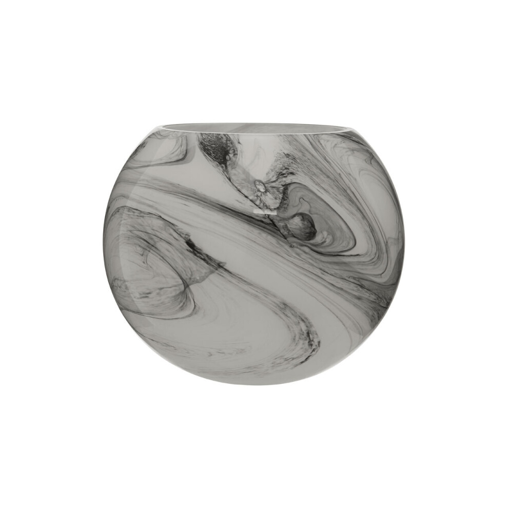 Premier Housewares Elegant And Contemporary Design Vase, Giftable Glass Vase, Easy To Care Flower Vase, Compact Accent Vase