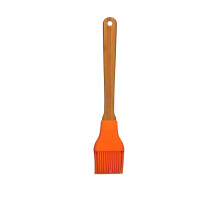 Premier Housewares Orange Silicone Basting Brush 804972 - Non-Stick, Heat-Resistant to 230C, Durable, Dishwasher Safe