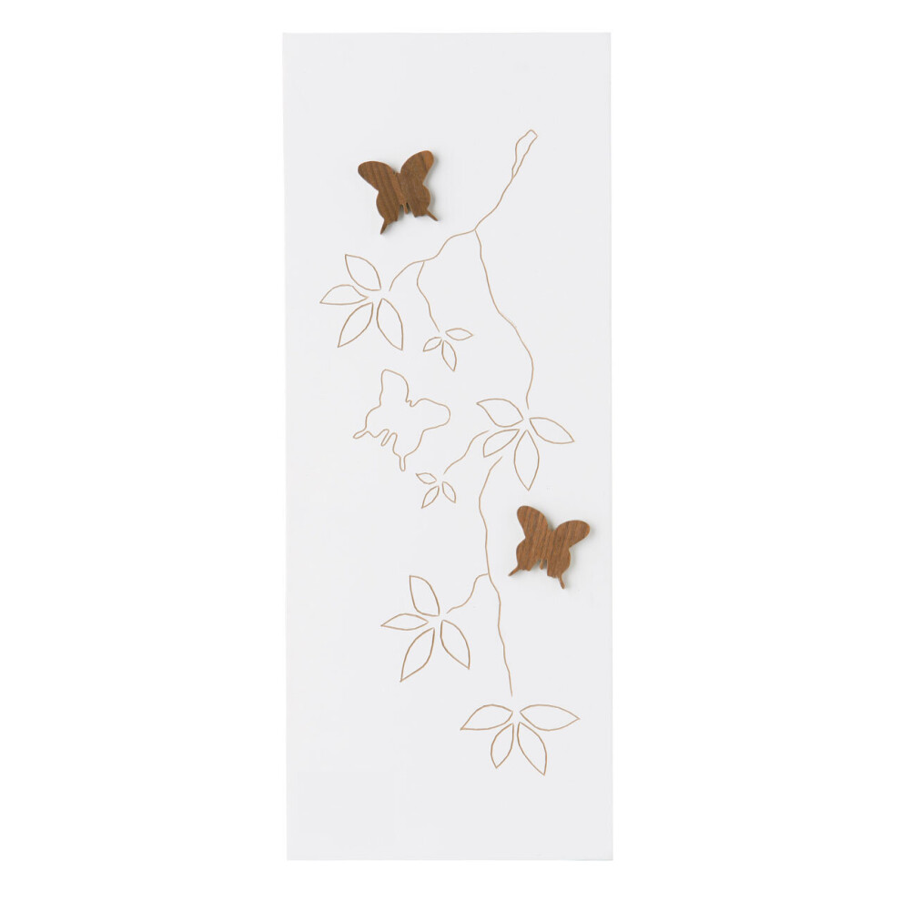 Premier Housewares White Carving Wall Art