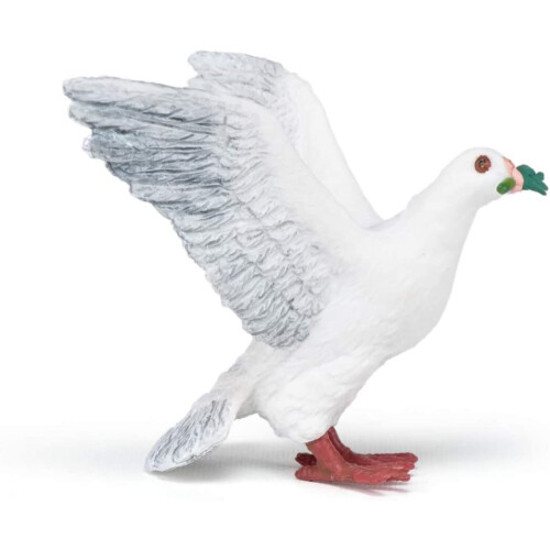 Figurine Taube - PAPO - DAS WILDE LEBEN - Kind - Innen - Weiß 1