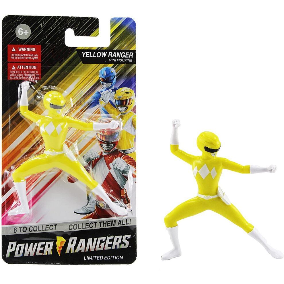 Limited Edition Power Rangers 2.5" Mini Figure - Yellow Ranger