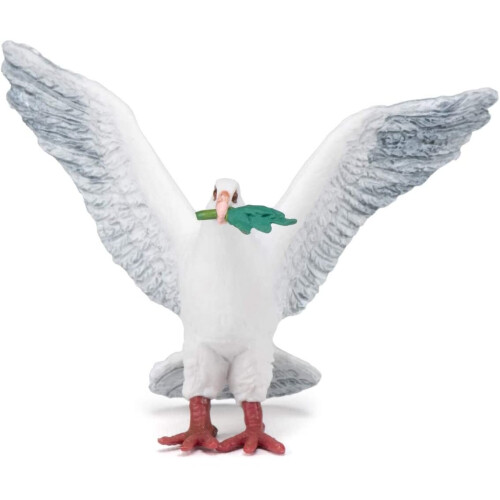 Figurine Taube - PAPO - DAS WILDE LEBEN - Kind - Innen - Weiß 2