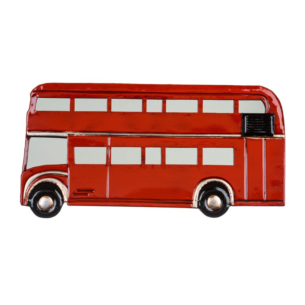 Red Bus Metal Wall Art Home Wall Décor