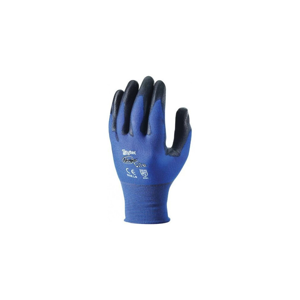 Skytec Ninja Lite Ultra Lightweight Grip Palm Safety Work Glove 700358067990