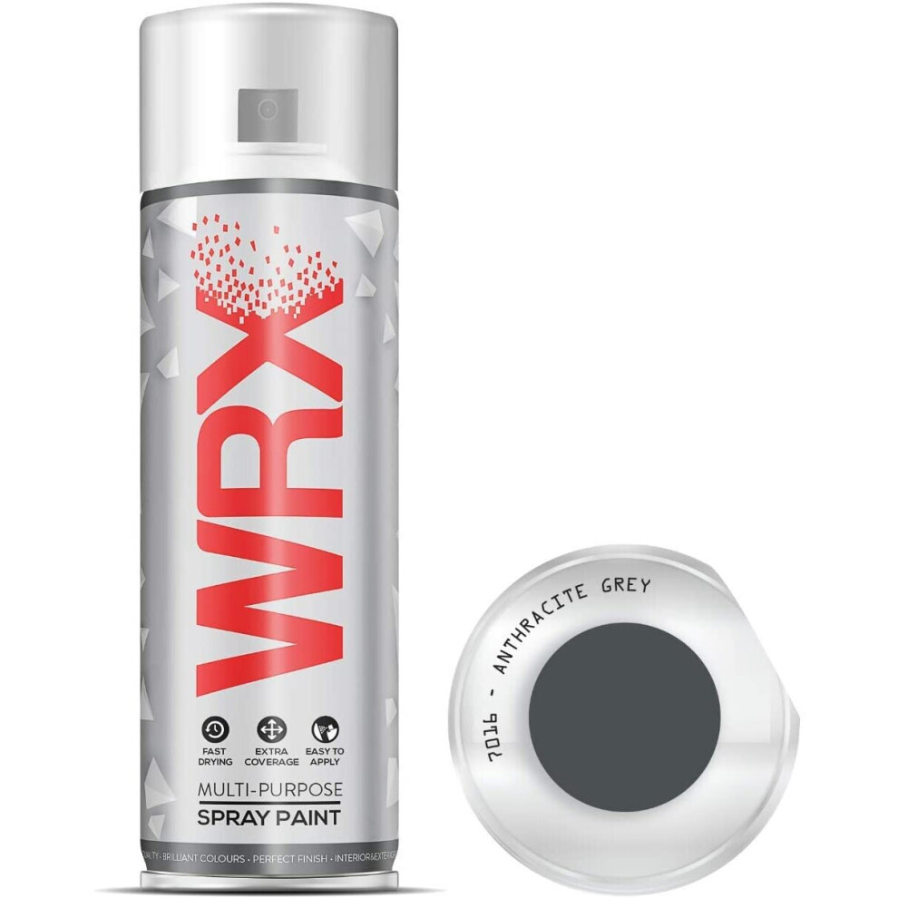 WRX Spray Paint 400 ml - Matt Anthracite Grey 7016 - RAL 7016 Matt Finish