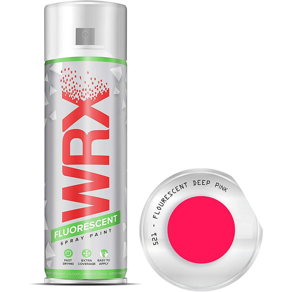 Wrx Spray Paint 400 Ml - Fluorescent Deep Pink 521 5060614970385