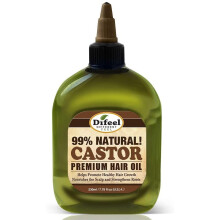 Difeel Premium 99% Natuurlijk Castor Haarolie 71 Ounce - Natuurlijk Castorolie voor Haargroei