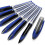 Uni-Ball Uni-Ball AIR - 0.7mm Medium Rollerball - 6 Pack - Blue - UBA-188-L 1