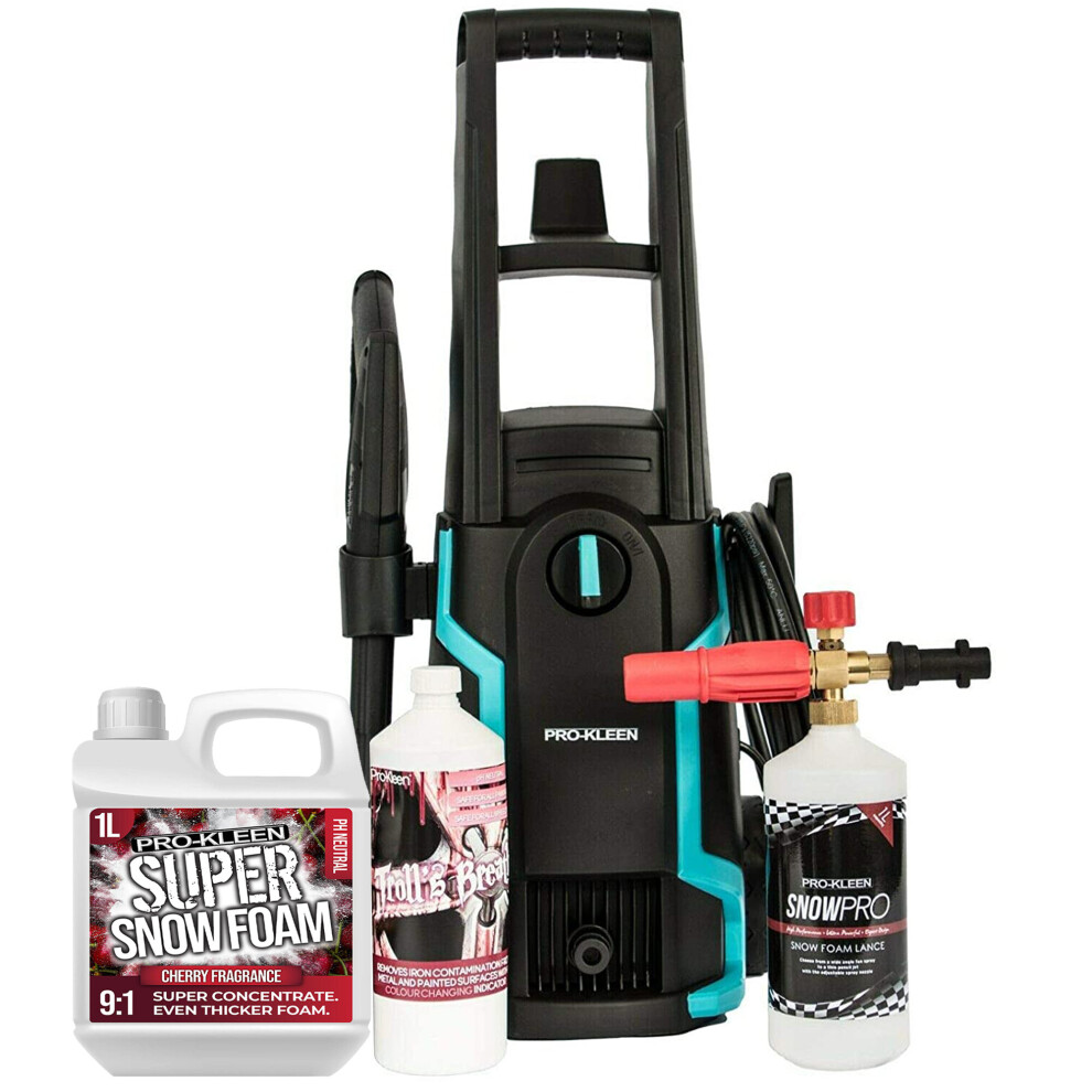 ProKleen Electric Pressure Washer Snow Foam, Lance, Alloy Cleaner Kit