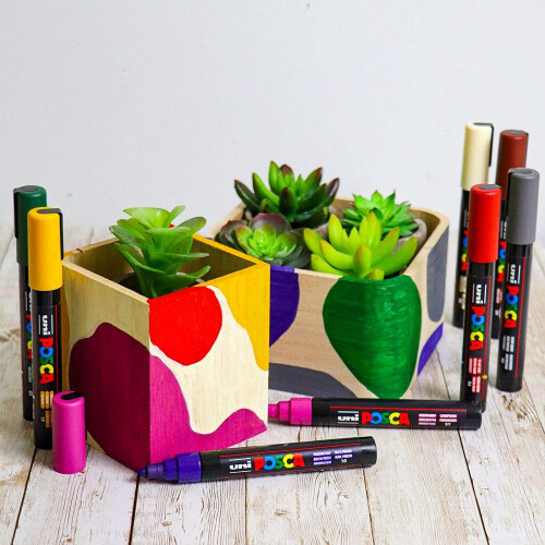 Posca - PC-5M Medium Bullet Tip - Paint Marker- Deep colours 8-pen pack 2