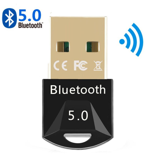 USB Bluetooth 5.0 Bluetooth-adapter og mottaker, Bluetooth-dongle 5.0/4.0-adapter, til PC og bærbar PC, Bluetooth-sender 2