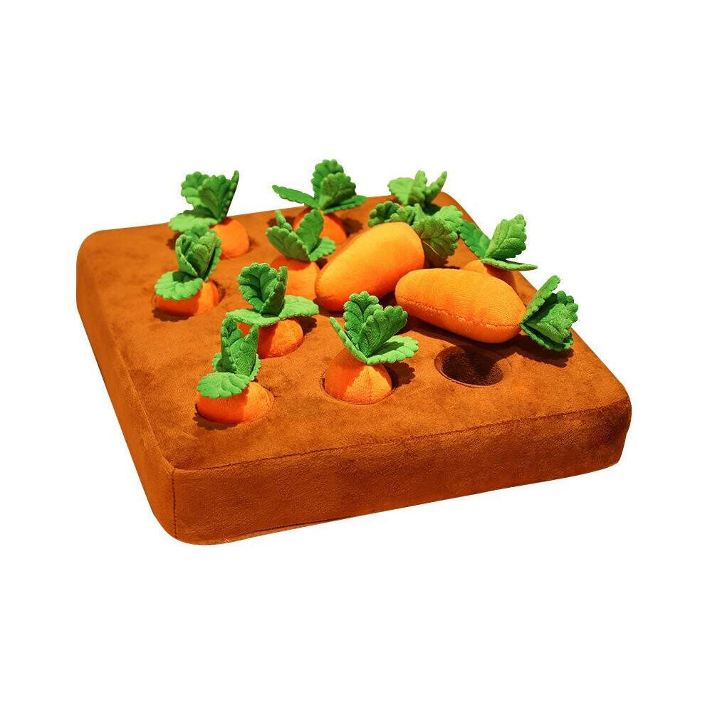 Carrot Plush Toy Snuffle Mat Anti-Boredom Dog Puppy Toys