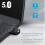 USB Bluetooth 5.0 Bluetooth-adapter og mottaker, Bluetooth-dongle 5.0/4.0-adapter, til PC og bærbar PC, Bluetooth-sender 4