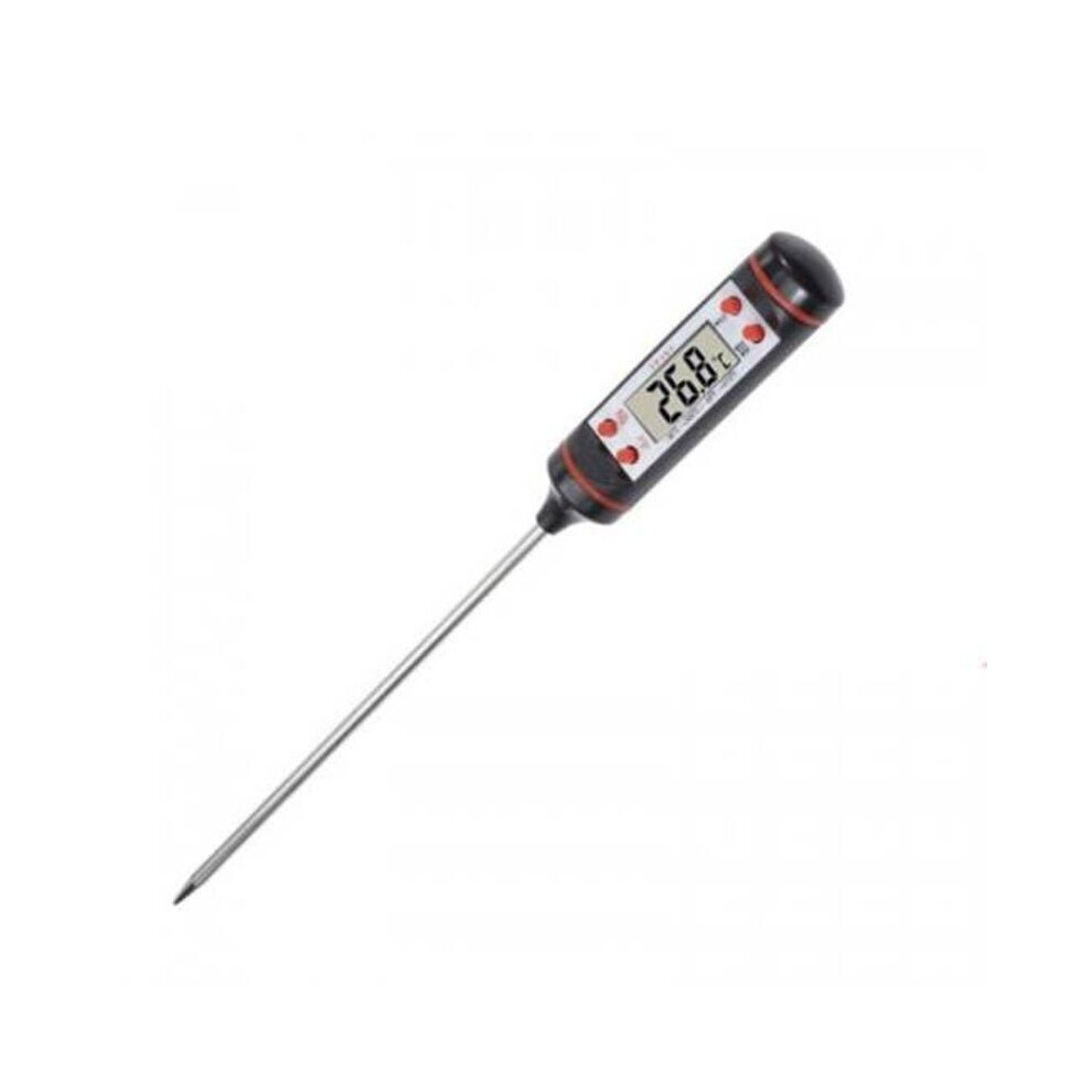 Kitchen Food Probe Thermometer- Black