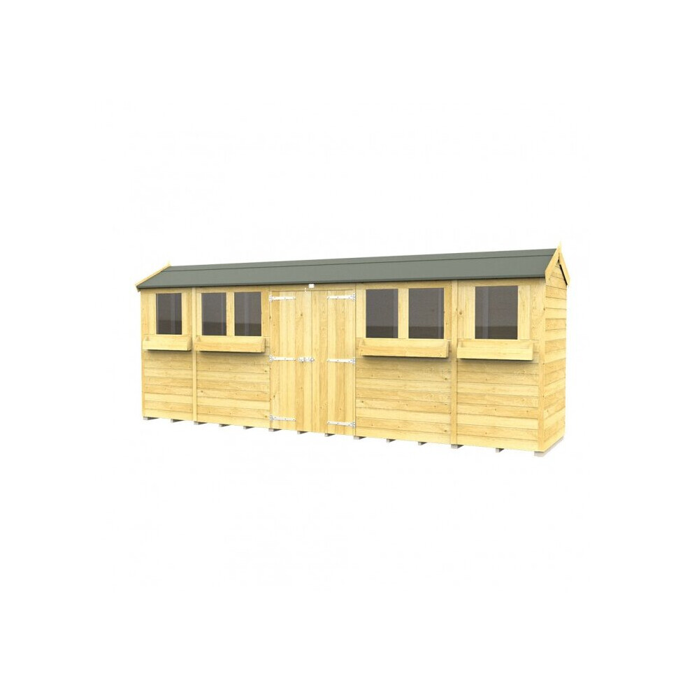 Total Sheds Apex Summer Shed 4Ft X 18Ft Fast & Free 2-5 Nationwide Delivery