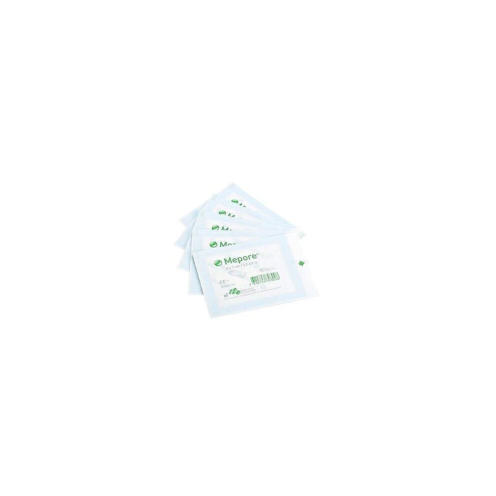 Mepore Sterile Absorbent Dressings 6Cm X 7Cm X10 Wounds Cuts Grazes 670800