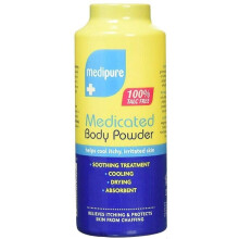 Medipure Unisex Medicated Body Powder for Itchy, Irritated Skin-200g New