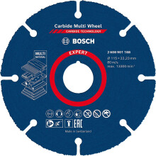 Trennscheibe - BOSCH EXPERT - 2608901188 - 115mm - Hartmetall-Technologie - Multimaterialien