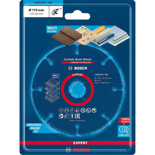 Bosch Expert Carbide Multi Wheel 115mm - BOSCH - 2608901188 1