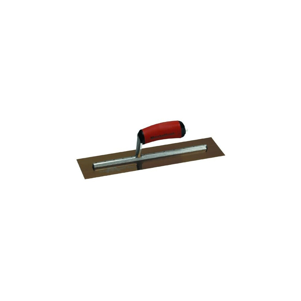 Marshalltown M/TMXS165GD MXS165GD 16x5-inch Gold Plasterers Trowel, 16in x 5in