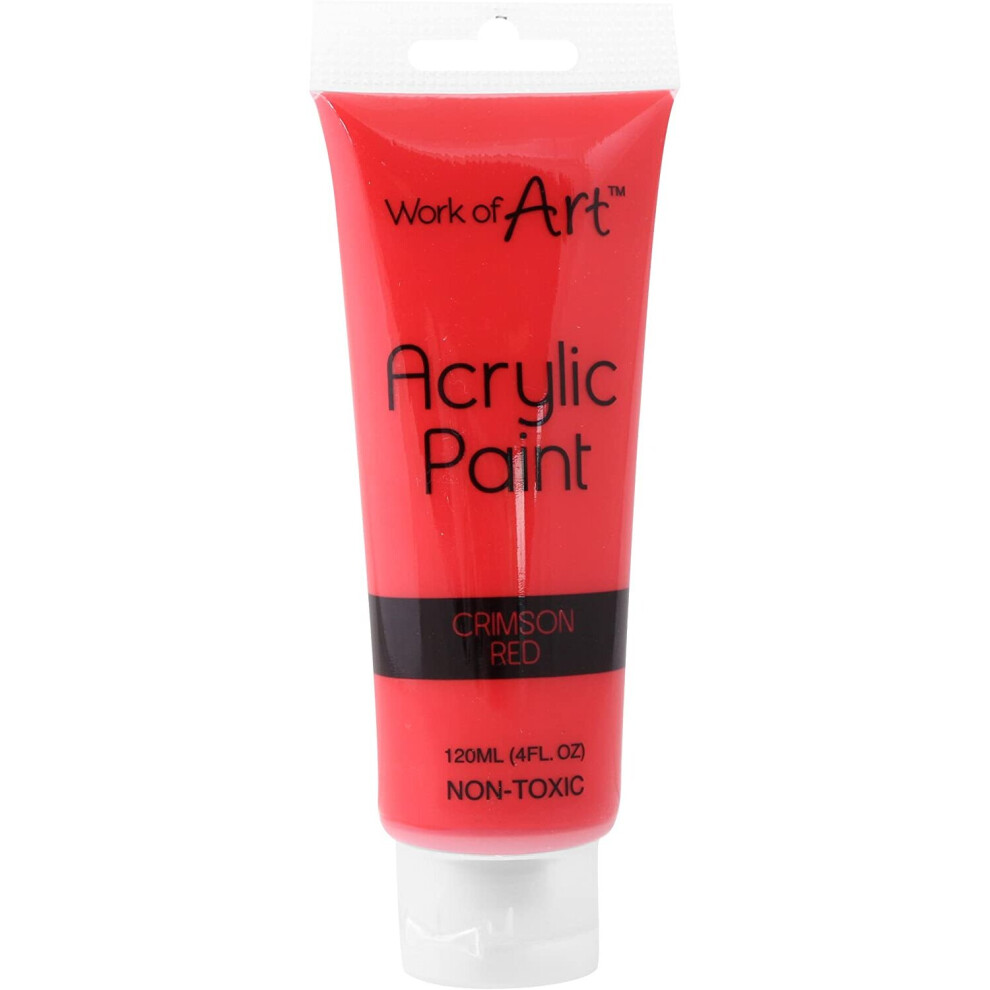 Work Of Art Red 120 Ml Acrylic Paint 120Ml