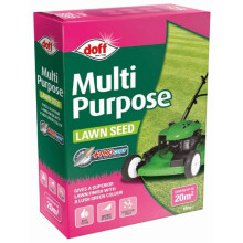 Doff Multipurpose Lawn Seed 500g with PROCOAT micro-nutrient coating - High Germination for Spring & Summer Lawn Renovation