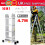 15.4FT 14 in 1 Combination Aluminium Folding Ladder Multi Purpose Step 1