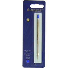 Waterman Ballpoint Pen Refill, Fine Tip with Blue Ink, 1 Count