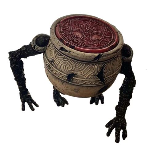 Elden Ring Pot Boy Statuen mit eingebauten farbwechselnden LED-Lichtern