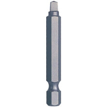 Trend SNAP/SQ/1 4 Pack of No 1 (3/32in) Robertson Square Drive Screwdriver Bits. 50mm Long Allows Direct fit to Quick Chucks, Black, Set of 3 Pieces